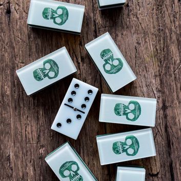 JUEGO DE DOMINO ACRILICO