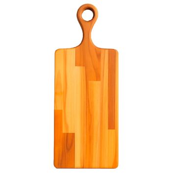 TABLA  DE MADERA RECTANGULAR CON ASA GRANDE