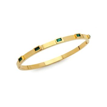 BRAZALETTE EMERALD SKINNY