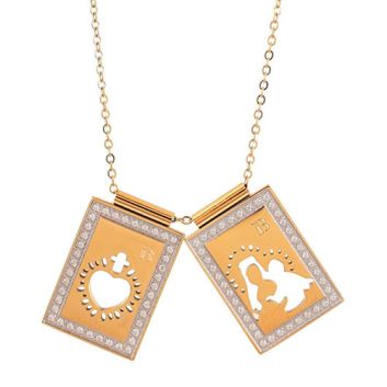ESCAPULARIO VIRGEN Y SAGRADO CORAZON CIRCONITAS
