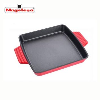 BANDEJA PARA HORNO 24CM FERRO ROJO