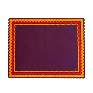 INDIVIDUAL DE TELA RECTANGULAR SICILIA NARANJA