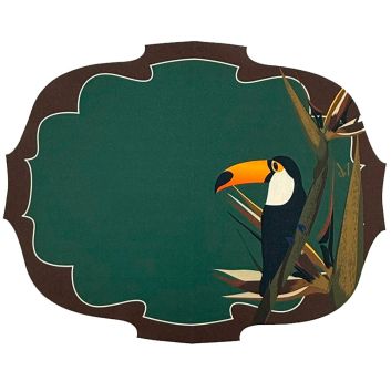 SET DE 4 INDIVIDUALES DE TELA TUCAN