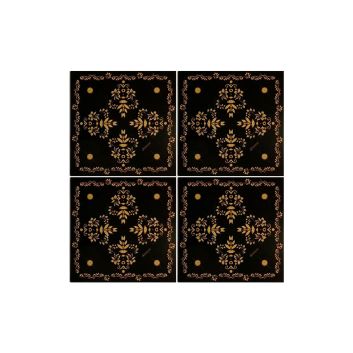 SET DE 4 PORTA VASOS DE ACRILICOS VERONA