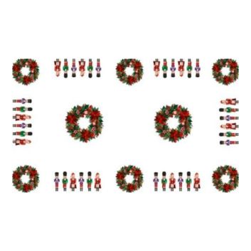 MANTEL DE TELA CUADRADO CASCANUECES
