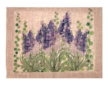 INDIVIDUAL DE TELA LAVANDA