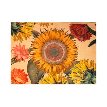 SET DE 4 INDIVIDUALES DE TELA BOTANICAL