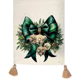 CAMINO DE MESA NAVIDAD VERDE