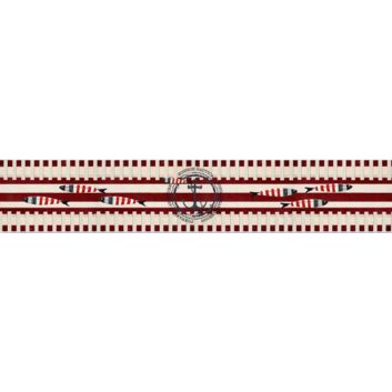 CAMINO DE MESA NAUTICA ROJO