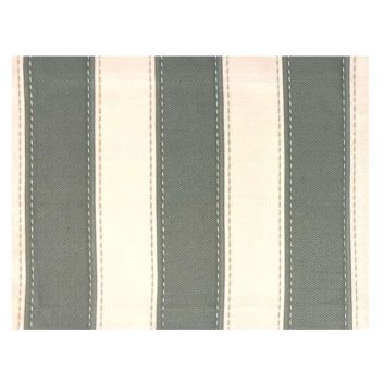SET DE 4 INDIVIDUALES DE TELA RAYAS BORDADAS VERDE