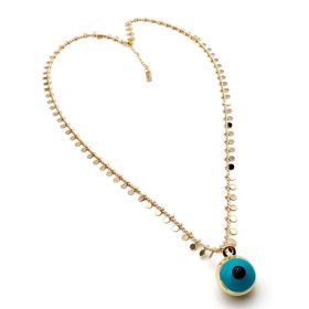 COLLAR TURQUOISE EVIL EYE NECKLACE L