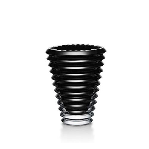 FLORERO BACCARAT ROUND EYE SMALL NEGRO