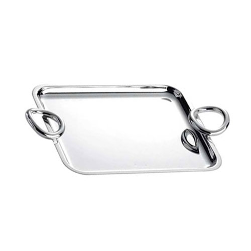 BANDEJA CHRISTOFLE RECTANGULAR 26X20CM VERTIGO