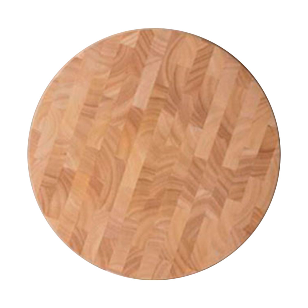 TABLA PARA CORTAR REDONDA DE MADERA DE CAUCHO GRD