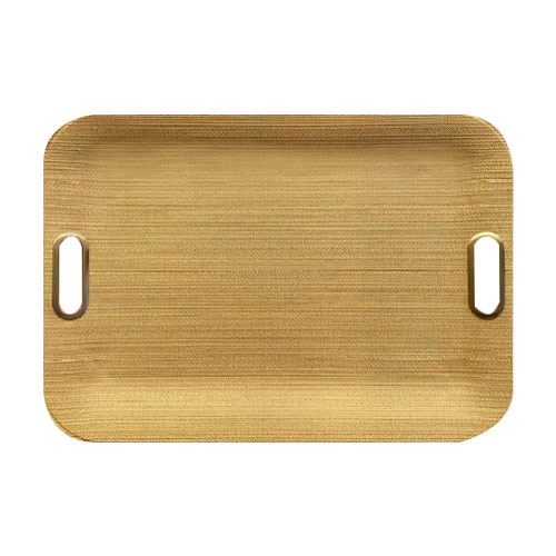BANDEJA SEMICUERO ITALIANA CON ASAS DE METAL VICTORIA NAVY