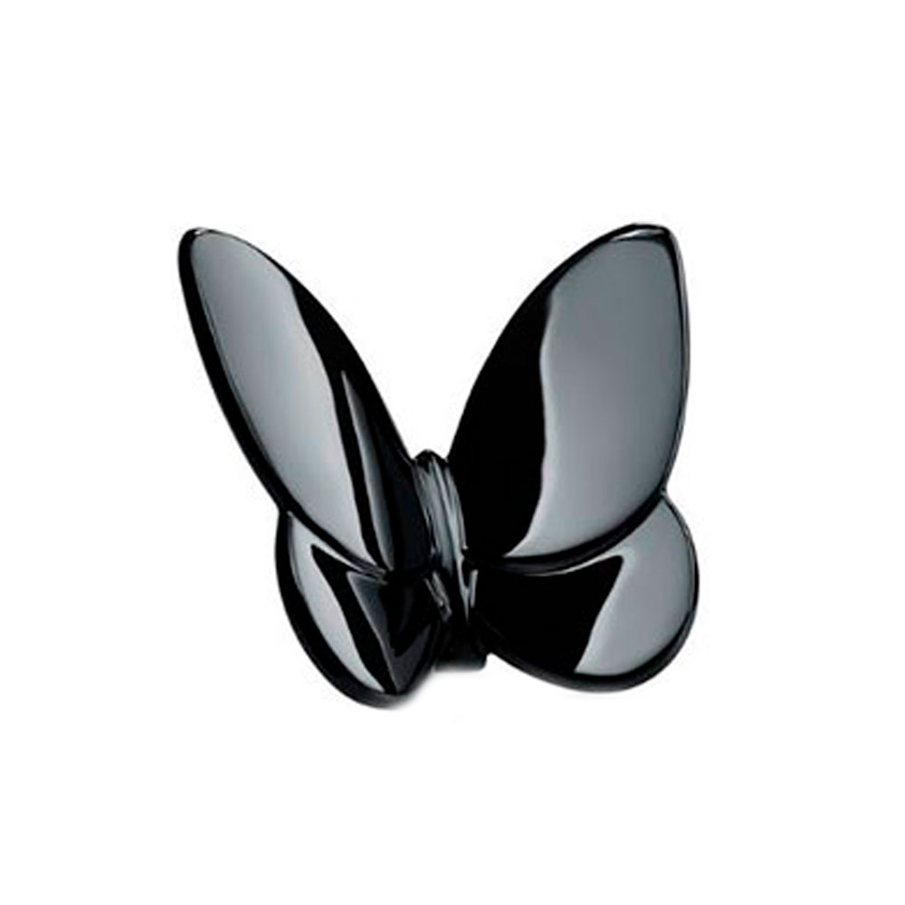 MARIPOSA DE CRISTAL BACCARAT NEGRO