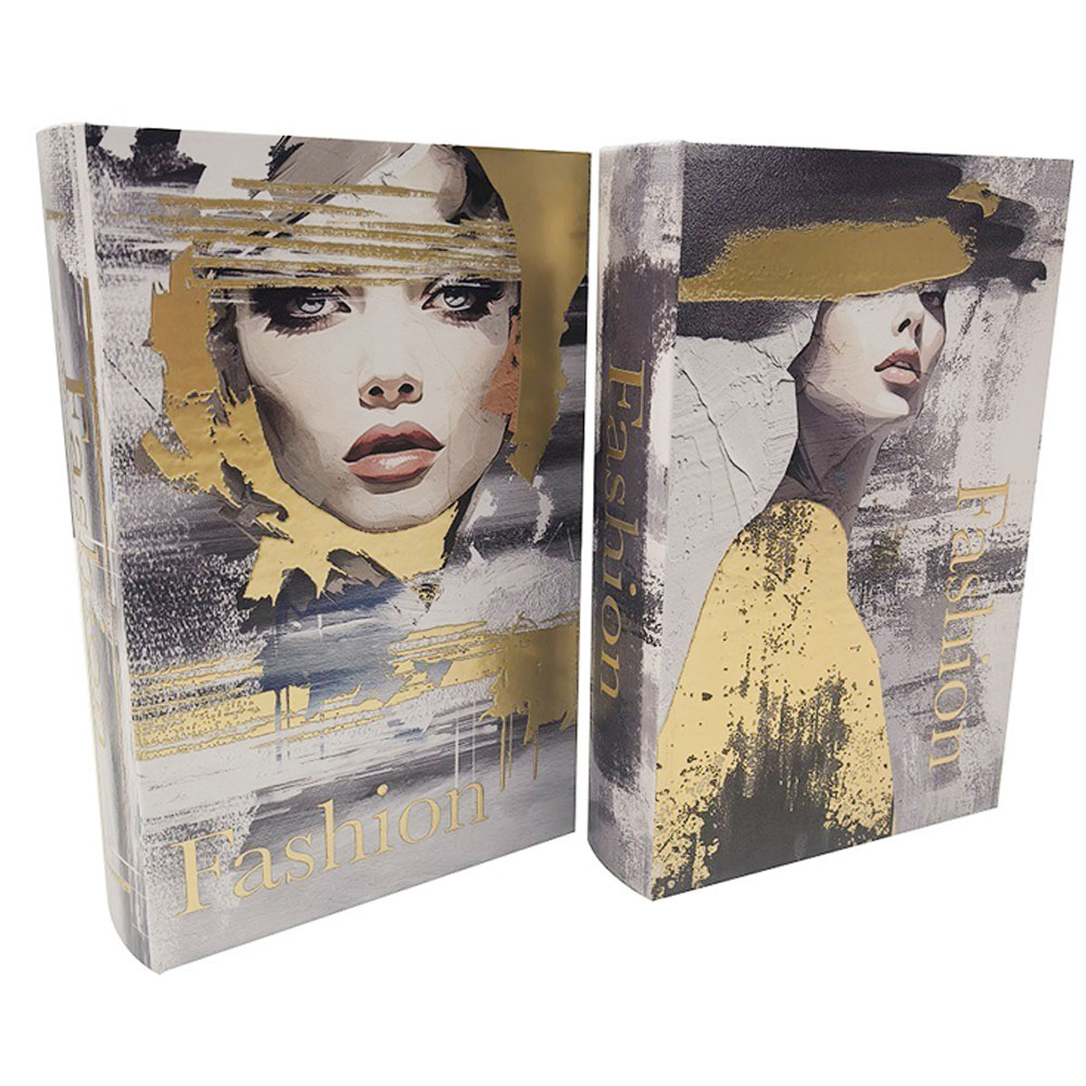 LIBRO DECORATIVO GOLD FASHION