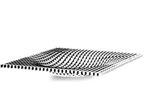 CENTRO DE MESA GRAVITY BLACK & WHITE
