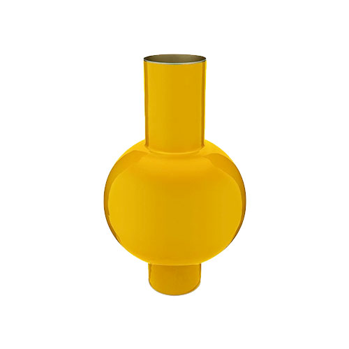 FLORERO METAL AMARILLO MEDIANO