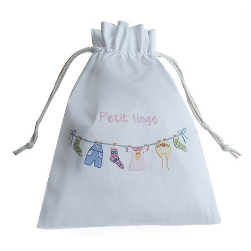 BOLSA DE TELA PEQUEÑA PARA ROPITA SUCIA PETIT LINGE