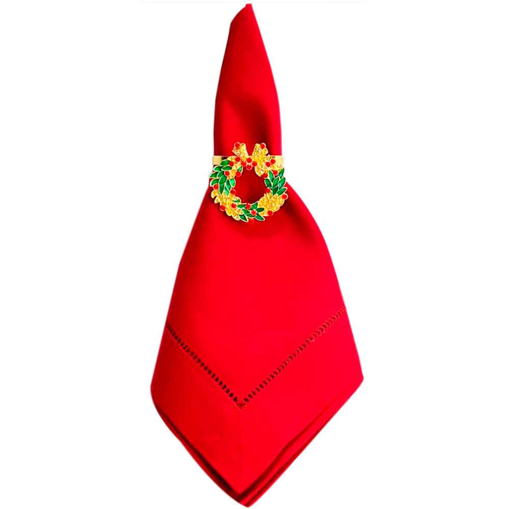 ARO PARA SERVILLETA GUIRNALDA DE NAVIDAD