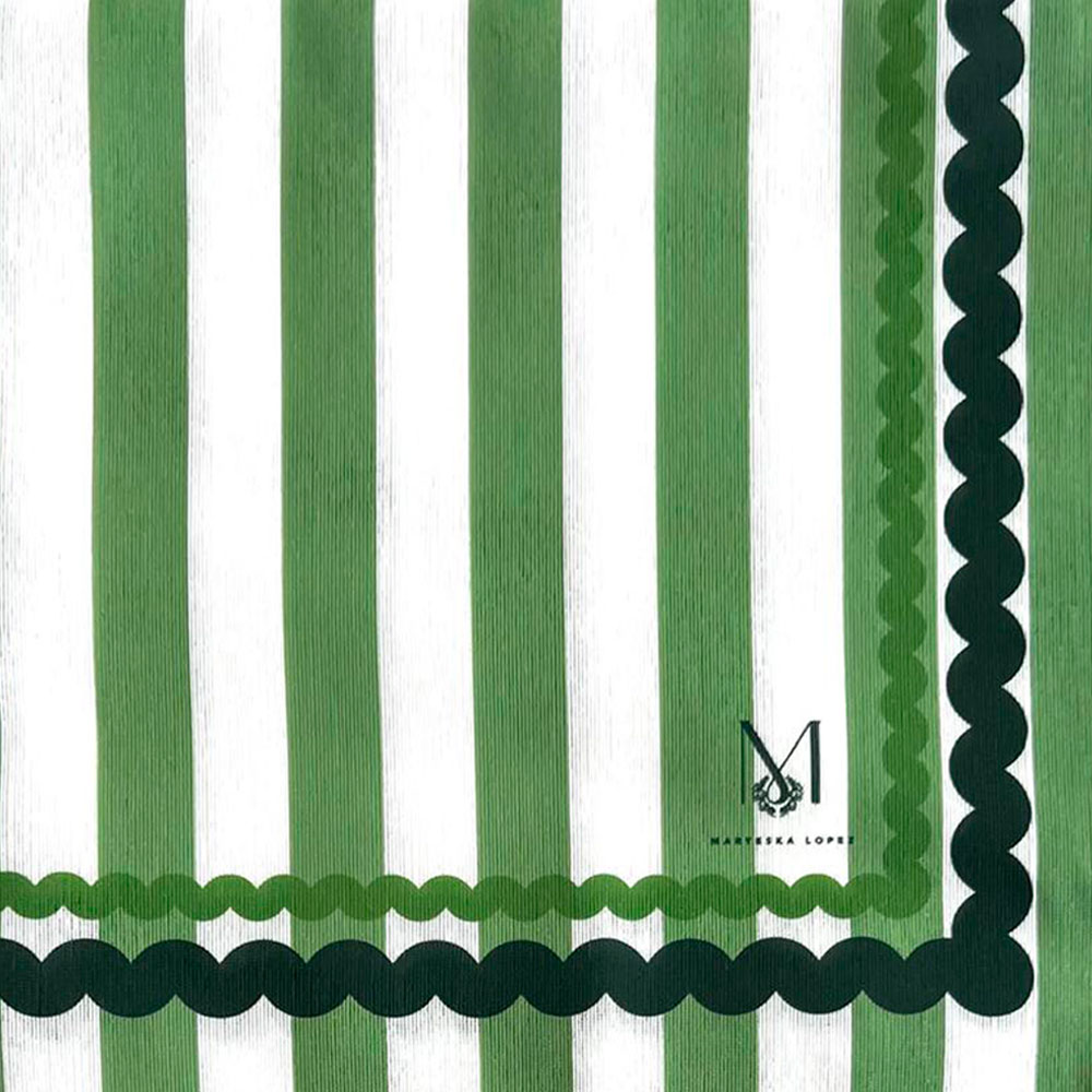 SERVILLETA DE TELA TOSCANA VERDE