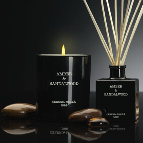 VELA AROMATICA 230grs AMBER & SANDALWOOD