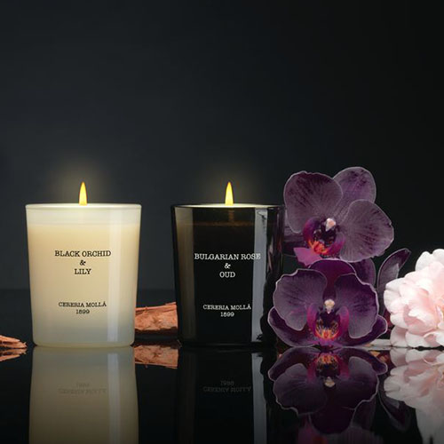 VELA AROMATICA 230grs BLACK ORCHID & OUD