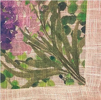 SET DE 4 SERVILLETAS DE TELA LAVANDA