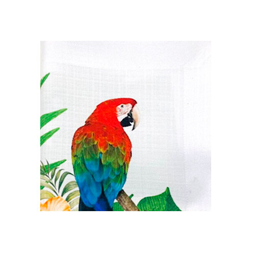 SET DE 4 SERVILLETAS DE TELA LINO GUACAMAYA